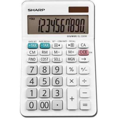 Sharp Calculators EL-330WB 10-Digit Professional Desktop Calculat EL330WB