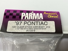 Parma 1125B 97 Pontiac 4.5 .010 Thick Slot Car Body