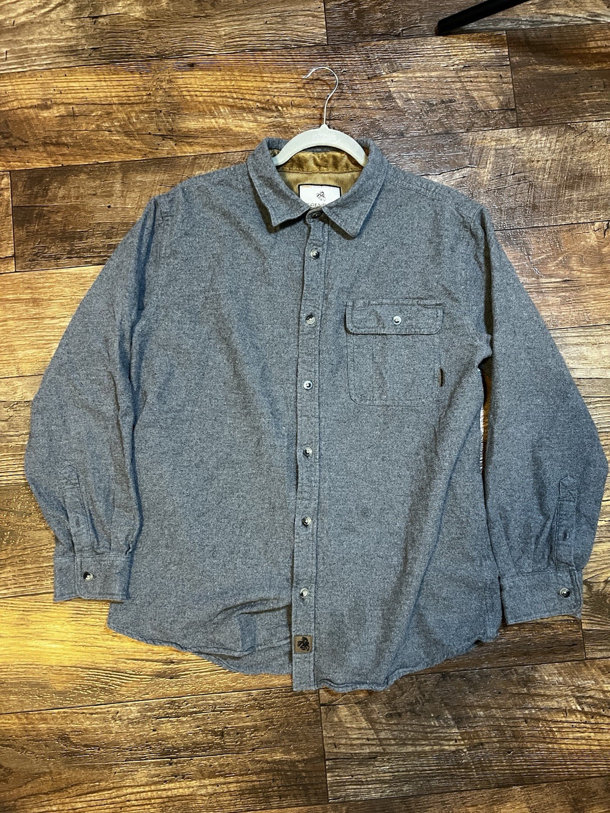 Legendary Whitetails Camp Rebel Shirt Jacket Men's Size L Fleece