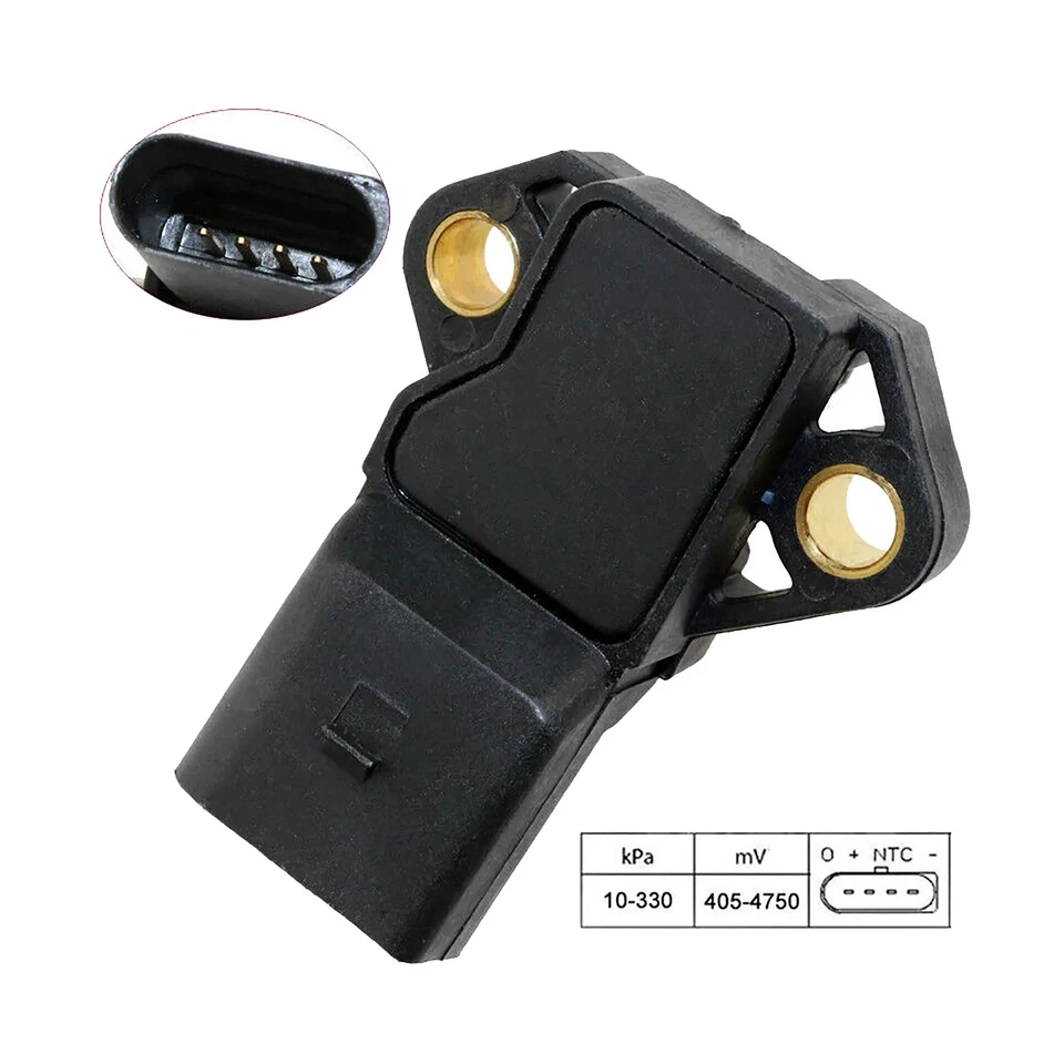 *Oem Quality* Map Sensor For Skoda Octavia Fabia Supurb Yeti 1.4l 2.0l 2006-17 - image 3 of 4