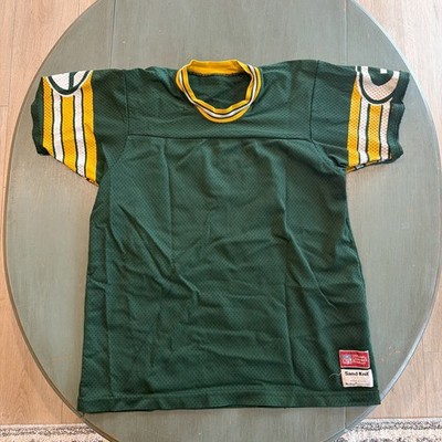 Vintage 80s Green Bay Packers Sand-Knit MacGregor Blank Large Jersey Berlin, WI
