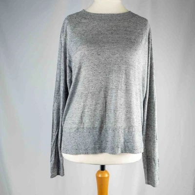 H&M Basics Grey Large Lightweight Jumper New With Tag RRP £9.99 - Image 1 of 4