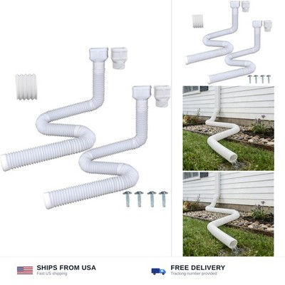 Prestantious 7ft Long Gutter Downspout Extensions, 3.1  OD Gutter Downspout E...