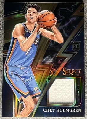 Chet Holmgren 2022-23 Panini Select Sparks Copper Prizm /49 Rookie (MEM, RC) OKC