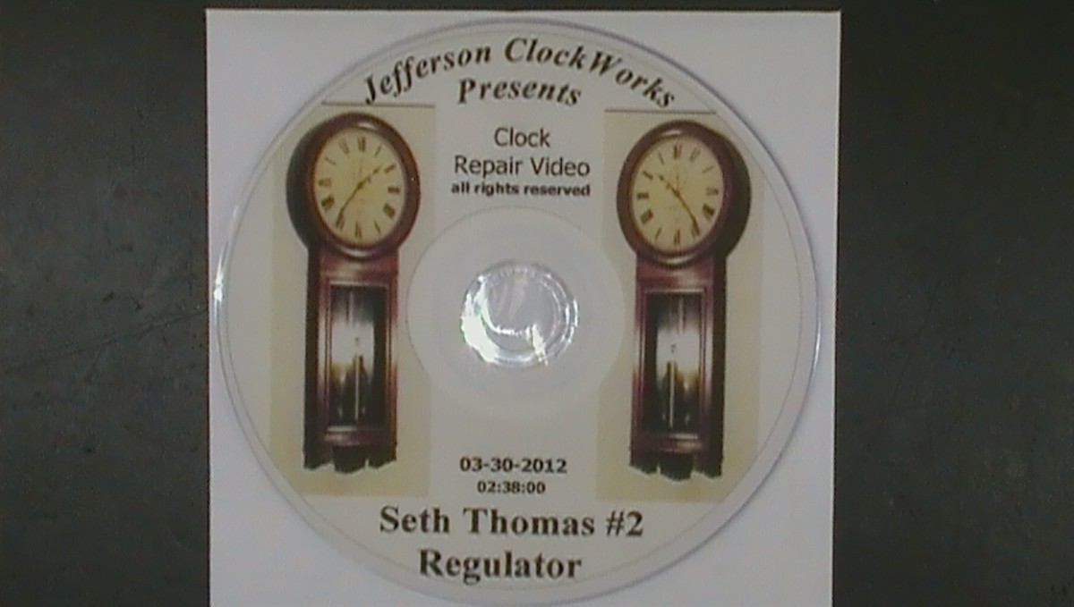 Clock Repair DVD Video Repairing the Seth Thomas #2 Regulator