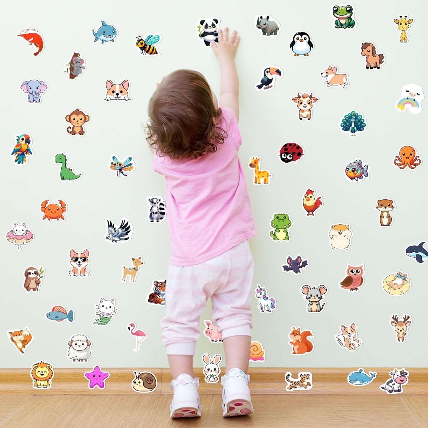 100/600Pcs Stickers for Kids Water Bottle Vinyl Waterproof Scrapbook Cute Bulk
