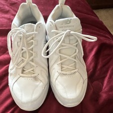 New Balance 608 MX608AWS White Leather Men's Athletic Sneakers 4E Lace Up