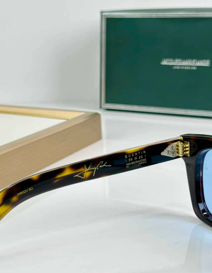 Jacques Marie Mage QUENTIN Tortoise/Blue 50-22-149mm New Case | eBay