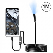 Type-C Endoscope Camera Waterproof USB Borescope Inspection Camera Phone 1M