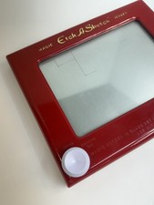 Etch A Sketch - Ohio Art - No. 505 Magic Screen - Red - Vintage - WORKS 