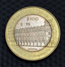 2006 Mexico 100 pesos- Federal District  Silver 2nd Edition