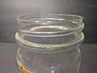 Vintage 1950's Hellmann's Mayonnaise Clear Glass Jar A Full Pint Screw Top — photo 9