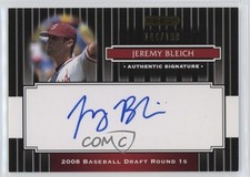2008 Razor Signature Series Black 144/199 Jeremy Bleich #131 Auto 0m0z