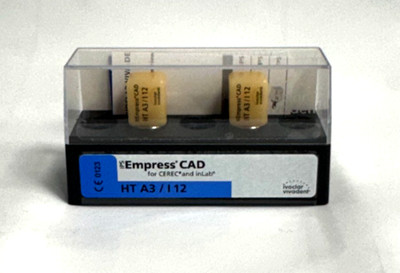 Ivoclar Vivadent IPS Empress CAD, Farbe:  HT A3 Größe: I 12;  2 Stück OVP
