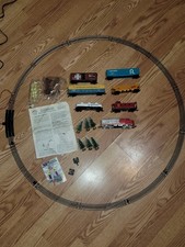 Vintage Bachmann Santa Fe freight HO Scale Train Set  + Tested