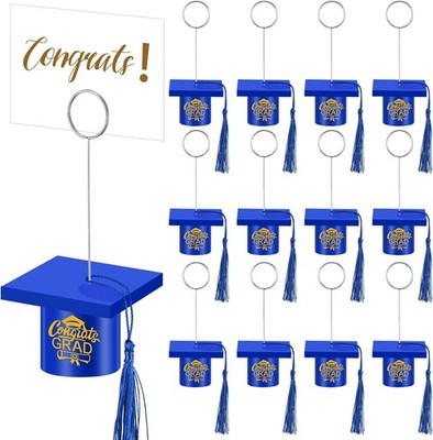 12 Pcs Graduat Picture Holder, Wooden Grad  P & Table
