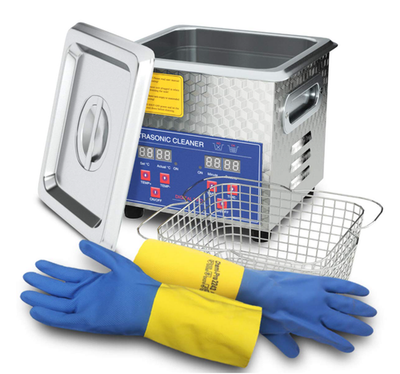 #ad #ad Heated Ultrasonic Parts Cleaner 200W Stainless Steel for Guns and Carburetors $105.06