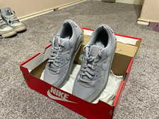 Nike Air Max 90 Triple Grey Wolf Grey Low Top Mesh Sneakers CN8490-001 2020