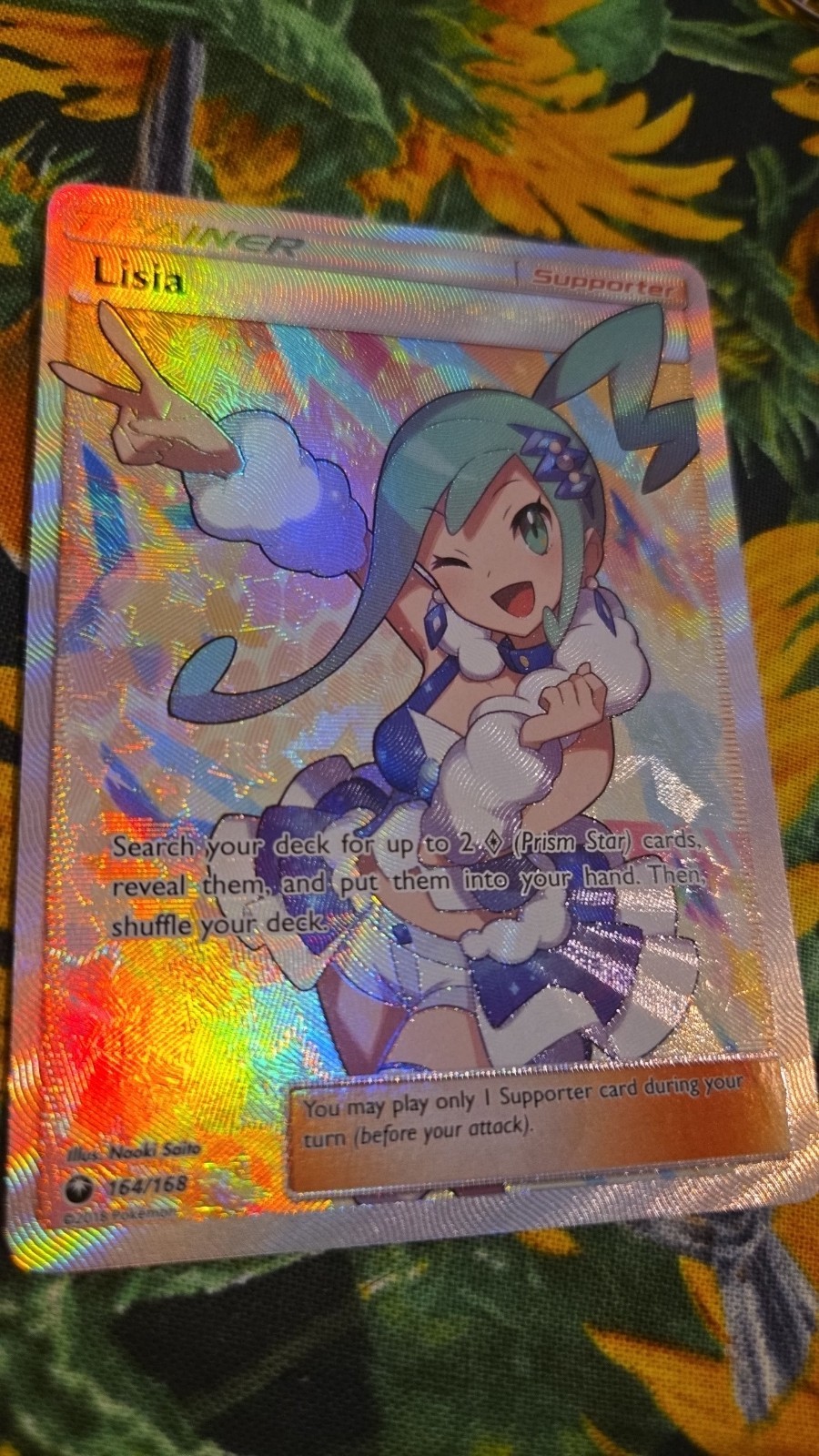 Pokémon TCG Lisia Celestial Storm 164/168 Full Art Ultra Rare Near Mint