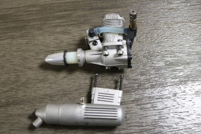 OS Engine -  OS max LA 15 Silver  R/C Engine with 873 Muffler