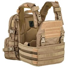 Tattico Plate Carrier Bav21 Coyote Tan con Zaino - Defcon 5