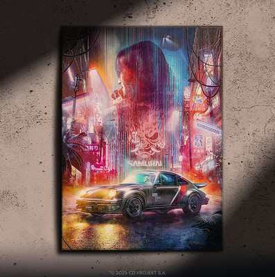 Displate Limited Edition Johnny's Porsche 911 Neu&OVP