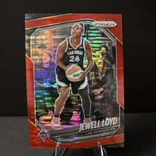 2025 Panini Prizm WNBA Jewell Loyd Red Pulsar #/299 Las Vegas Aces #57