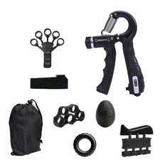 7PCS Hand Grip Strength Trainer Set   Finger, Wrist  Forearm Exercise Kit