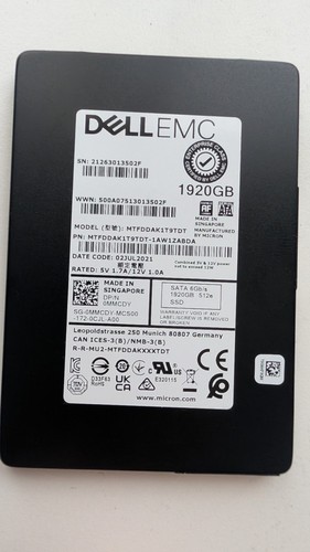 Micron SATA SSD 1,92 TB  MTFDDAK1T9TDT