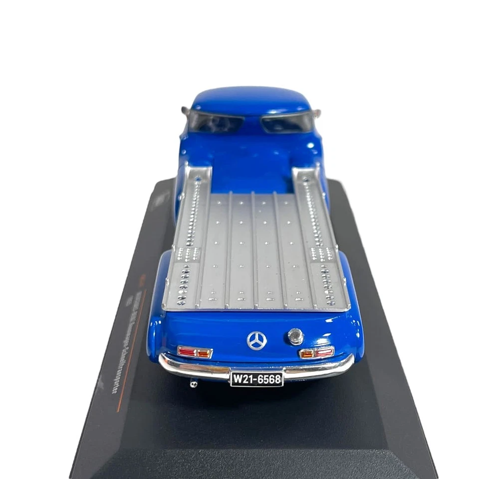 Modellino Camion Ixo 1/43 Mercedes-Benz Rennwagen-Schelltransporter 1955 - Immagine 4 di 4