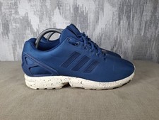 Mens Adidas ZX Flux Torsion Trainers Size UK 7.5 Blue VGC