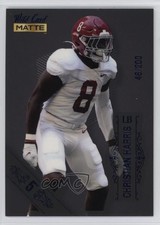 2022 Wild Card MATTE Black 5 Stripe /200 Christian Harris #MB-15 Rookie RC 0s55. rookie card picture