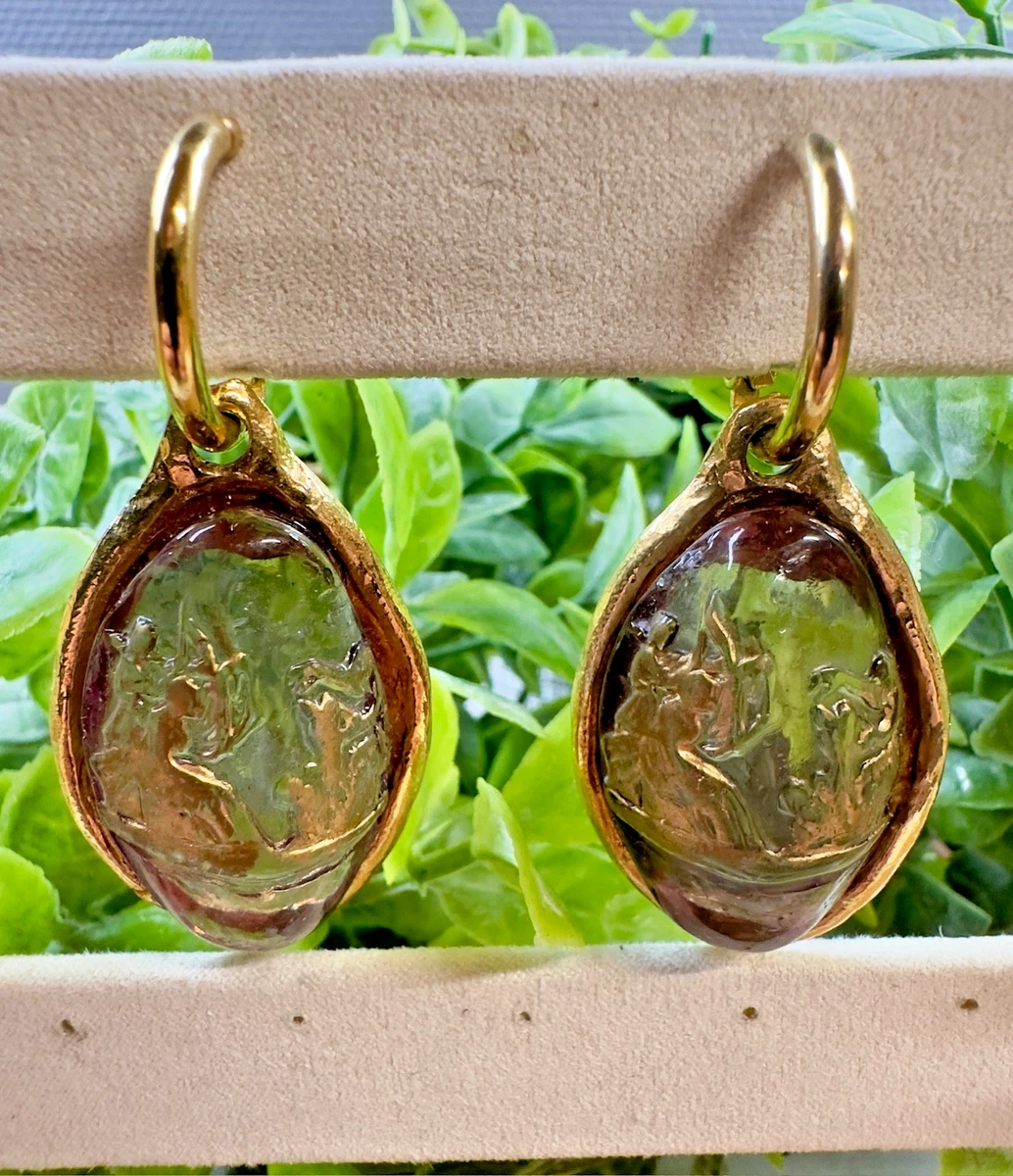 Clips D'oreilles Vintage Dorés P•D&J - Fantaisie - Occasion