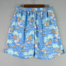 Peter Millar Crown Seaside Collection Swim Trunks Mens XL Hawaiian Drawstring