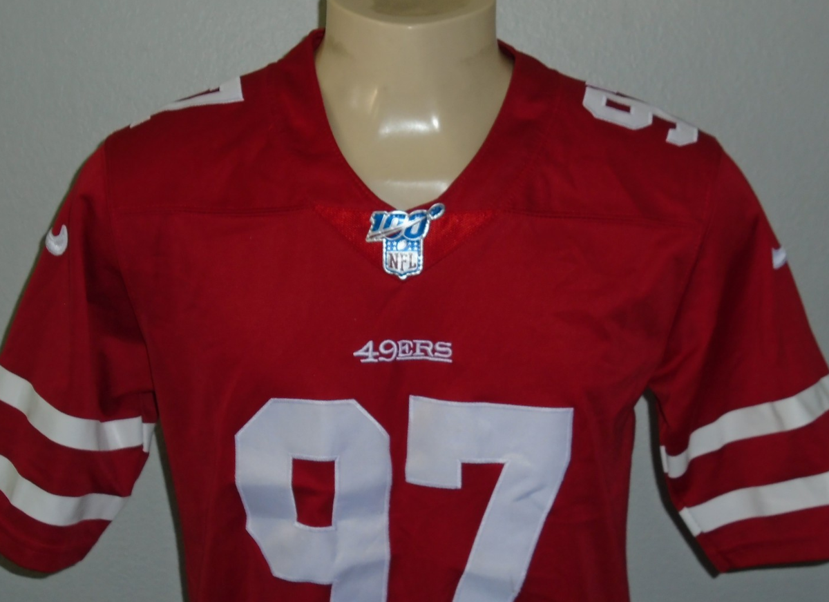 Nick Bosa #97 San Francisco 49ers Nike Sewn Red NFL Football