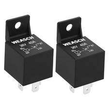 Pack Car Relay, 36V 40A, 4 Pin SPST, Automotive Switches and Starters, 2