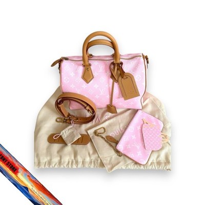 Louis Vuitton ピンクモノグラムリボン Speedy P9 Bandoulière 30 H40 - Leather Goods and Travel M13914