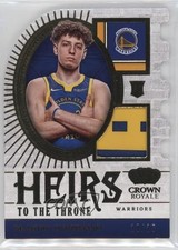 2023 Panini Crown Royale Heirs to the Throne Prime 19/25 Brandin Podziemski uk2