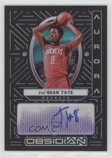 2021-22 Panini Obsidian Aurora Electric Etch Purple 51/75 Jae'Sean Tate Auto pe8