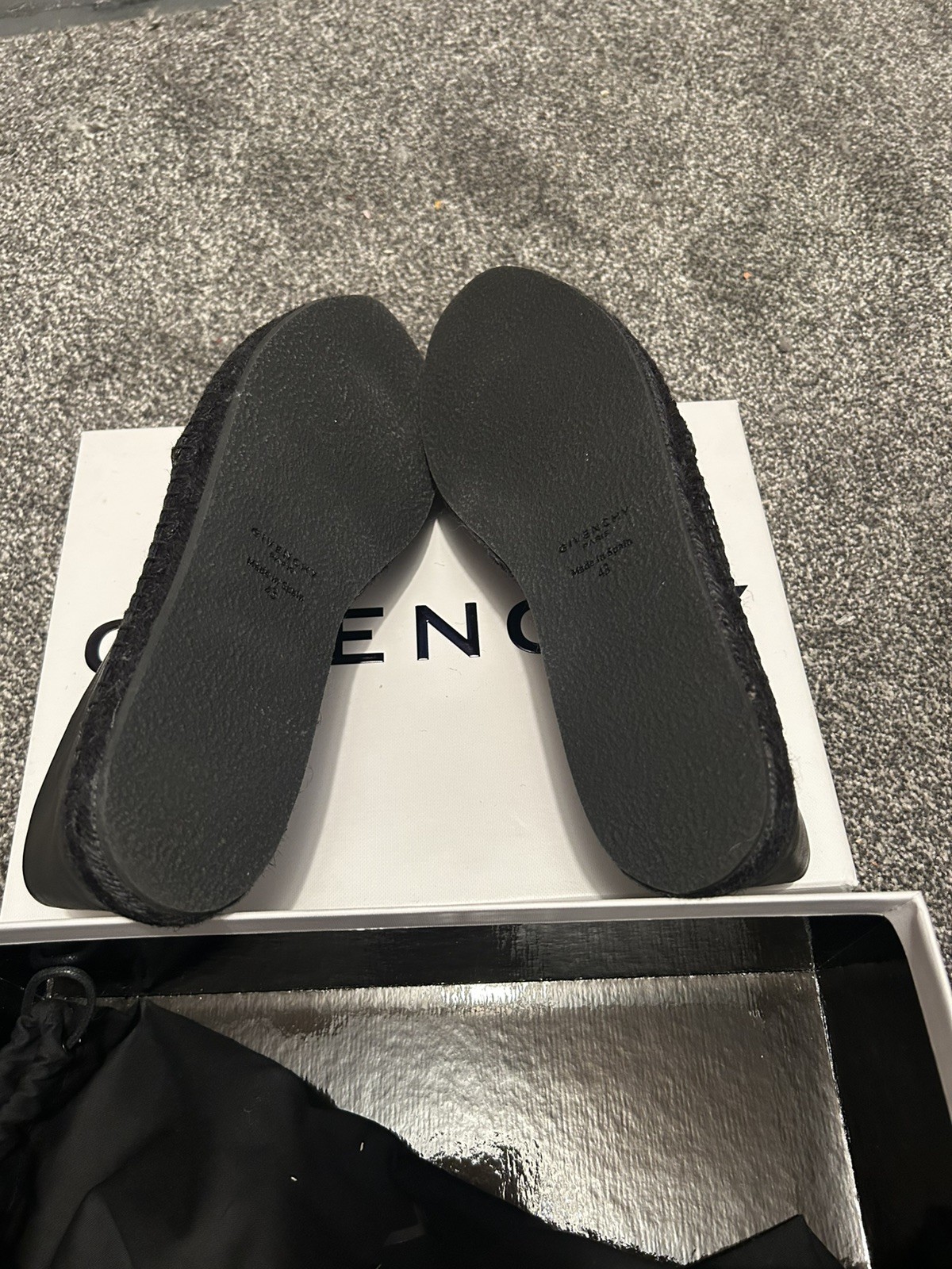GIVENCHY Black Lamb Leather Loafers  size 9 UK  43 EURO SOLD OUT WORLDWIDE image 8