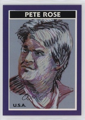 1990 CaliCo Graphics League of Nations Pete Rose #44 0w6