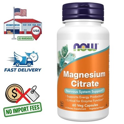 Magnesium Citrate 400mg | 60 Capsules | 20 Day Supply
