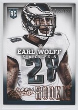2013 Panini Absolute Rookie Retail 235/499 Earl Wolff #139 0q5
