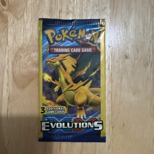 POKÉMON XY EVOLUTIONS 3-CARD MINI BOOSTER PACK CHARIZARD ART NEW FACTORY SEALED