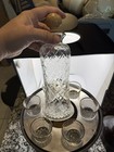 Vintage Evans Bakelite Bowling Ball Barware Cocktail Set Musical 1950s WORKS MCM — photo 2