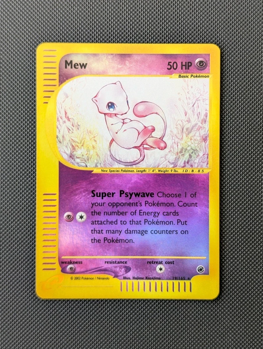 Mew Pokémon TCG Expedition Base Set English Collectible Individual