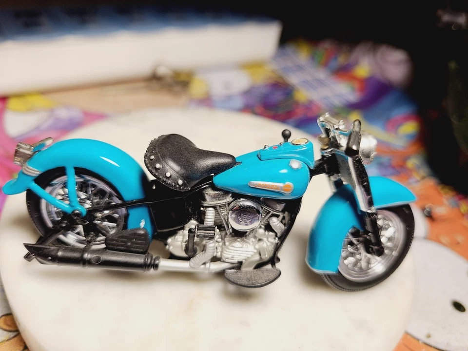 1949 Harley-Davidson Hydro-Glide мотоцикл 1:24 Franklin новом * сломанный руль - Изображение 4 из 4