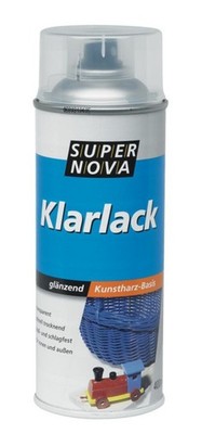  18,68L   2 x 400 ml  Super Nova Klarlack glänzend Kunstharz Basis