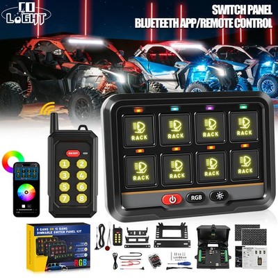 8 Gang RGB Switch Panel LED Light For Can-am Maverick X3 Trail Sport 1000 8/900