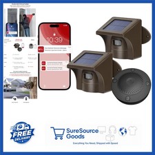 Weatherproof Solar Driveway Alarm System 2.4G Wi-Fi with Push Notifications
